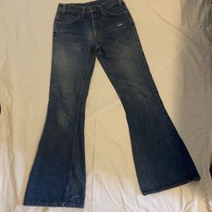 Vintage 60s 70s Levi’s Big Bell Jeans, Size 30